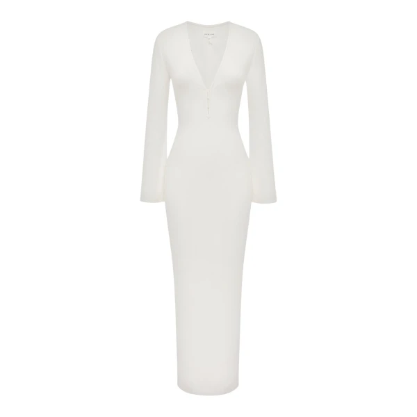 Shona Joy Aby Plunged Jersey Maxi Dress