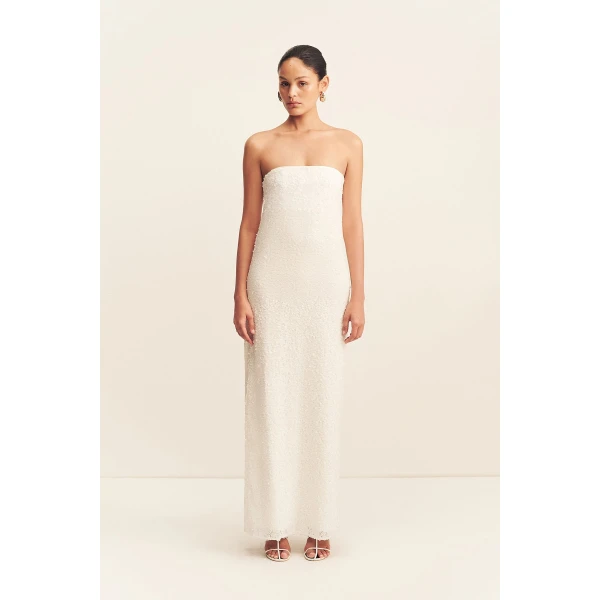 Shona Joy Amerie Strapless Maxi Dress, view 2
