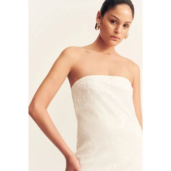 Shona Joy Amerie Strapless Maxi Dress, view 3