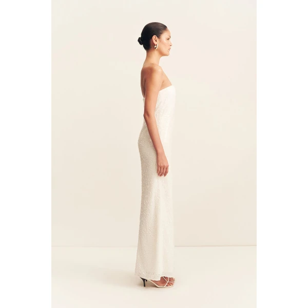 Shona Joy Amerie Strapless Maxi Dress, view 5