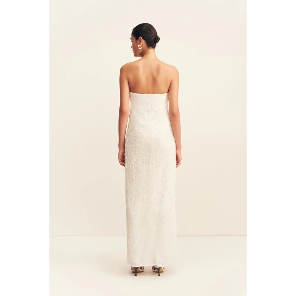 Shona Joy Amerie Strapless Maxi Dress, view 6