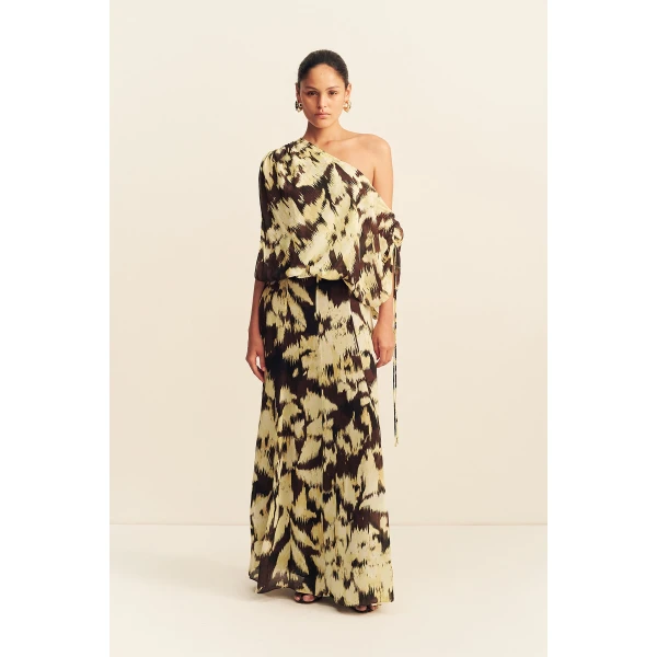Shona Joy Benny Off Shoulder Blouson Maxi Dress, view 2