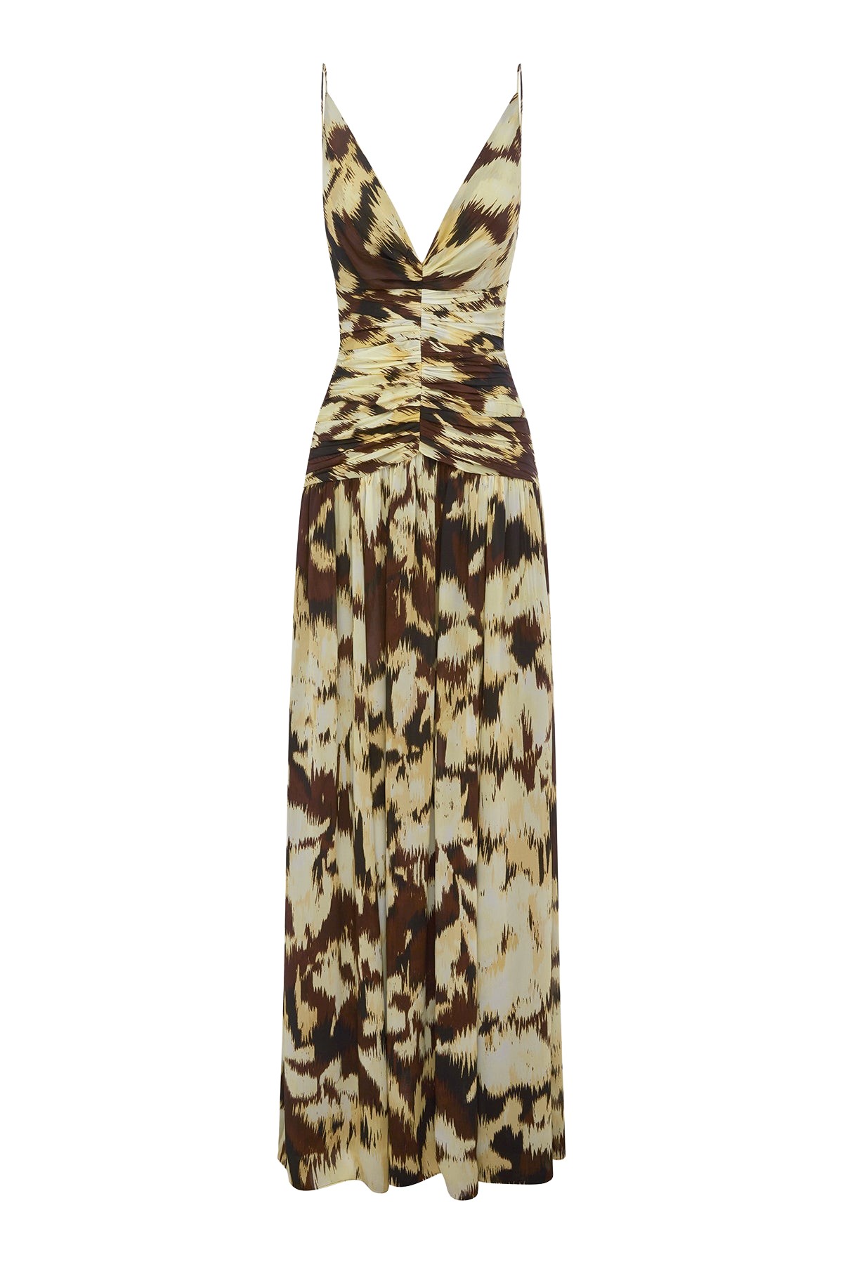 Shona Joy Benny Plunged Gathered Maxi Dress - Dresses - Australian Luxury Eventwear at Luxury Shoes 