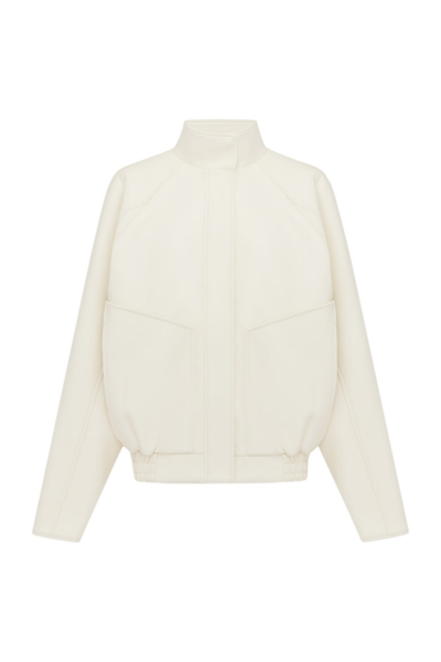 Shona Joy Blake Funnel Neck Faux Leather Jacket - Jackets - Australian Luxury Eventwear at Luxury Shoes 