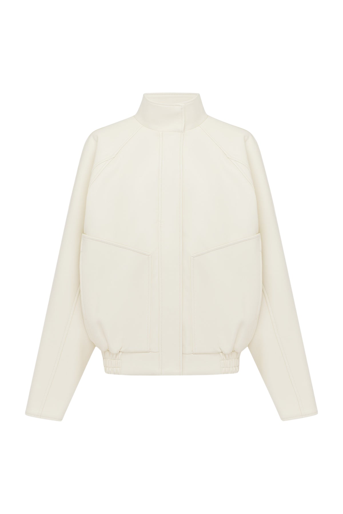 Shona Joy Blake Funnel Neck Faux Leather Jacket