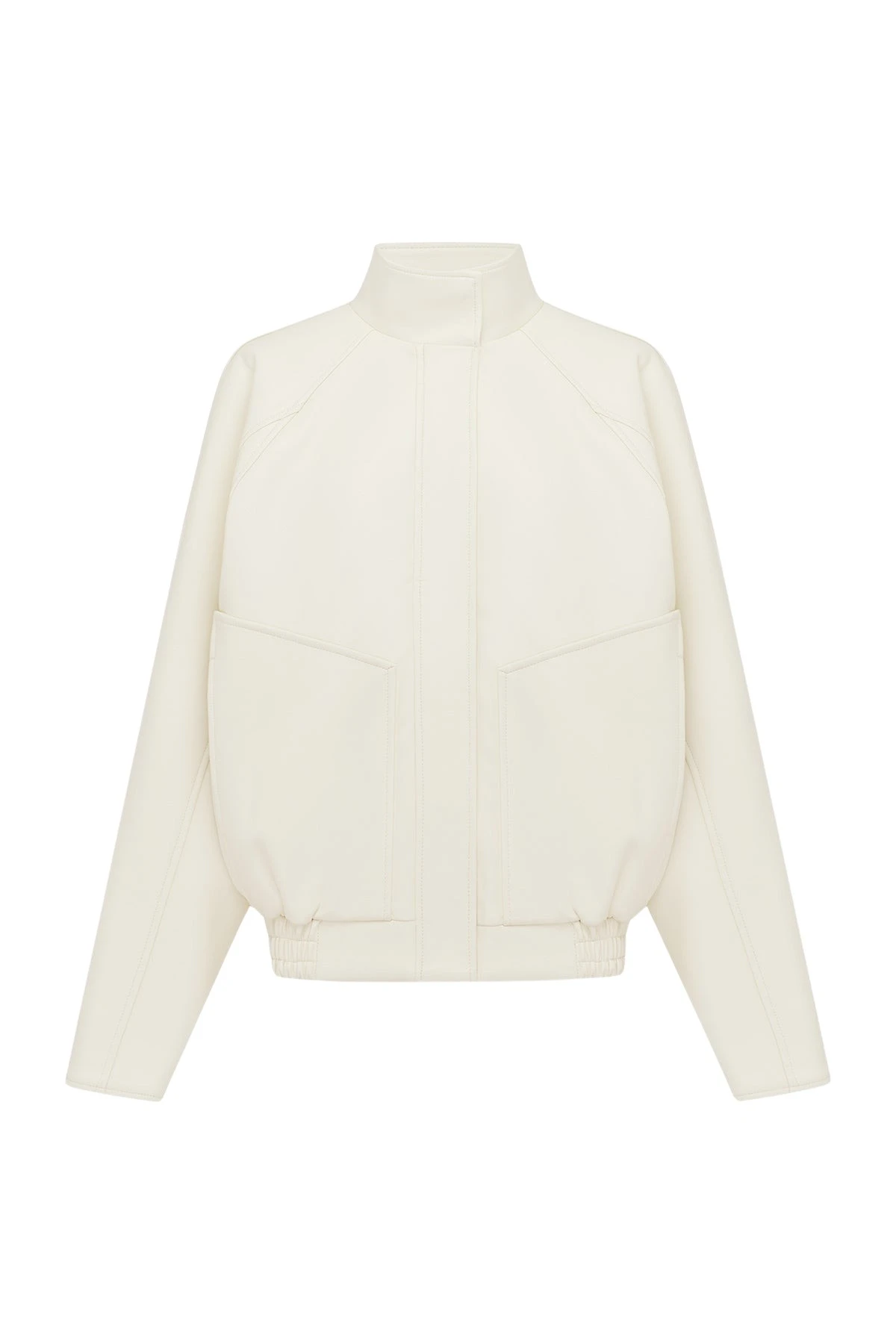Shona Joy Blake Funnel Neck Faux Leather Jacket