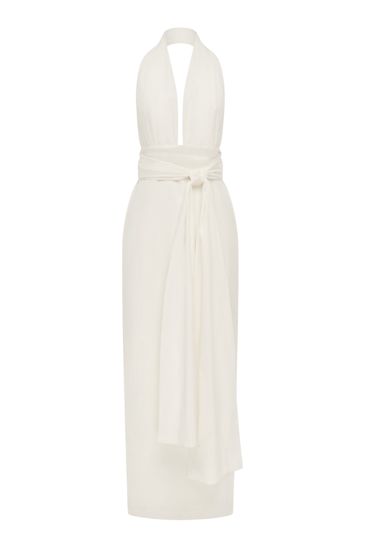 Shona Joy Campbell Halter Plunged Maxi Dress - Dresses - Australian Luxury Eventwear at Luxury Shoes 