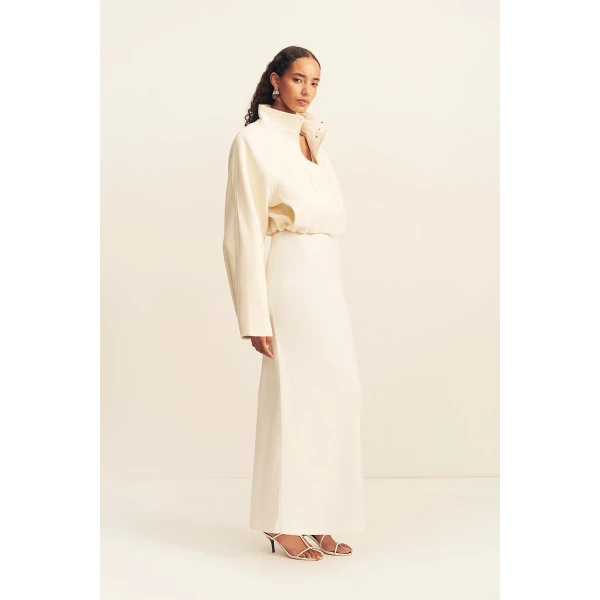 Shona Joy Crosby Wool Blend Cropped Bomber Jacket, view 4
