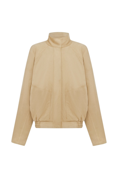 Shona Joy Ernest Faux Suede Bomber Jacket - Jackets - Australian Luxury Eventwear at Luxury Shoes 