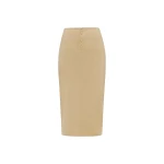 Shona Joy Ernest Faux Suede Midi Skirt