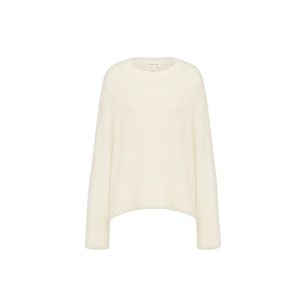 Shona Joy Korine Boucle Knit with Shoulder Pad - Knitwear - Australian Luxury Eventwear at Luxury Shoes 