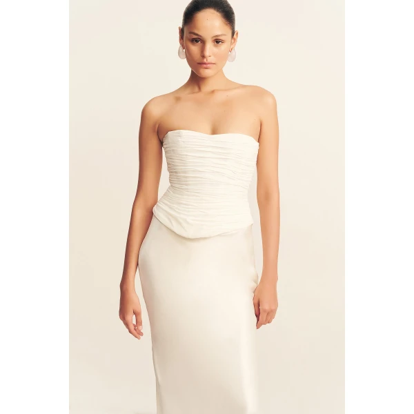 Shona Joy La Lune High Waist Maxi Skirt, view 3