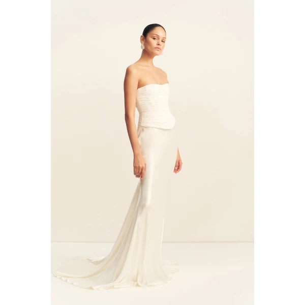 Shona Joy La Lune High Waist Maxi Skirt, view 4