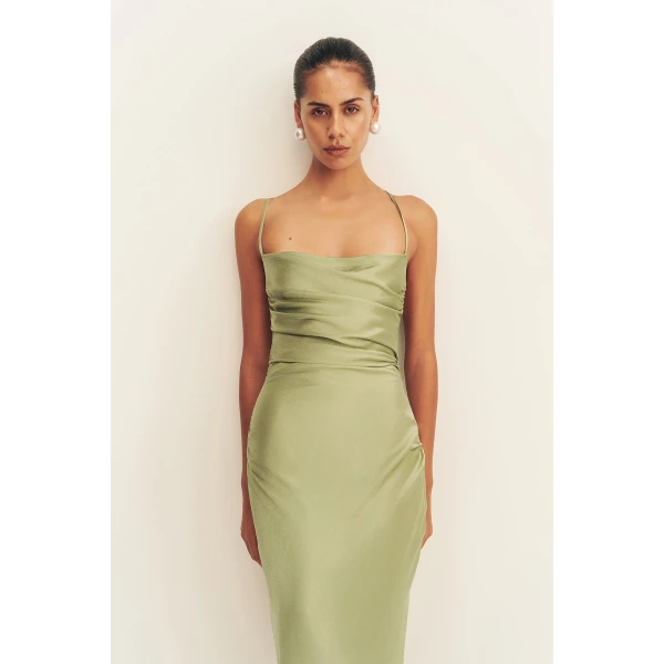 Shona Joy La Lune Lace Back Maxi Dress, view 3
