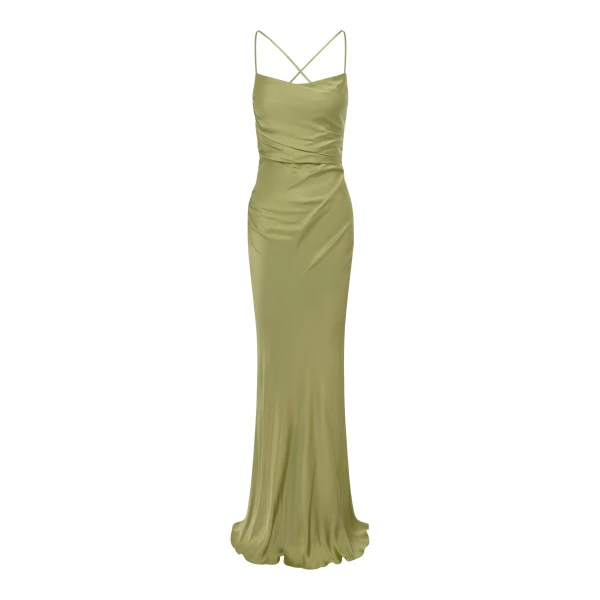 Shona Joy La Lune Lace Back Maxi Dress - Dresses - Australian Luxury Eventwear at Luxury Shoes 