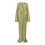 Shona Joy La Lune Long Sleeve Wrap Maxi Dress