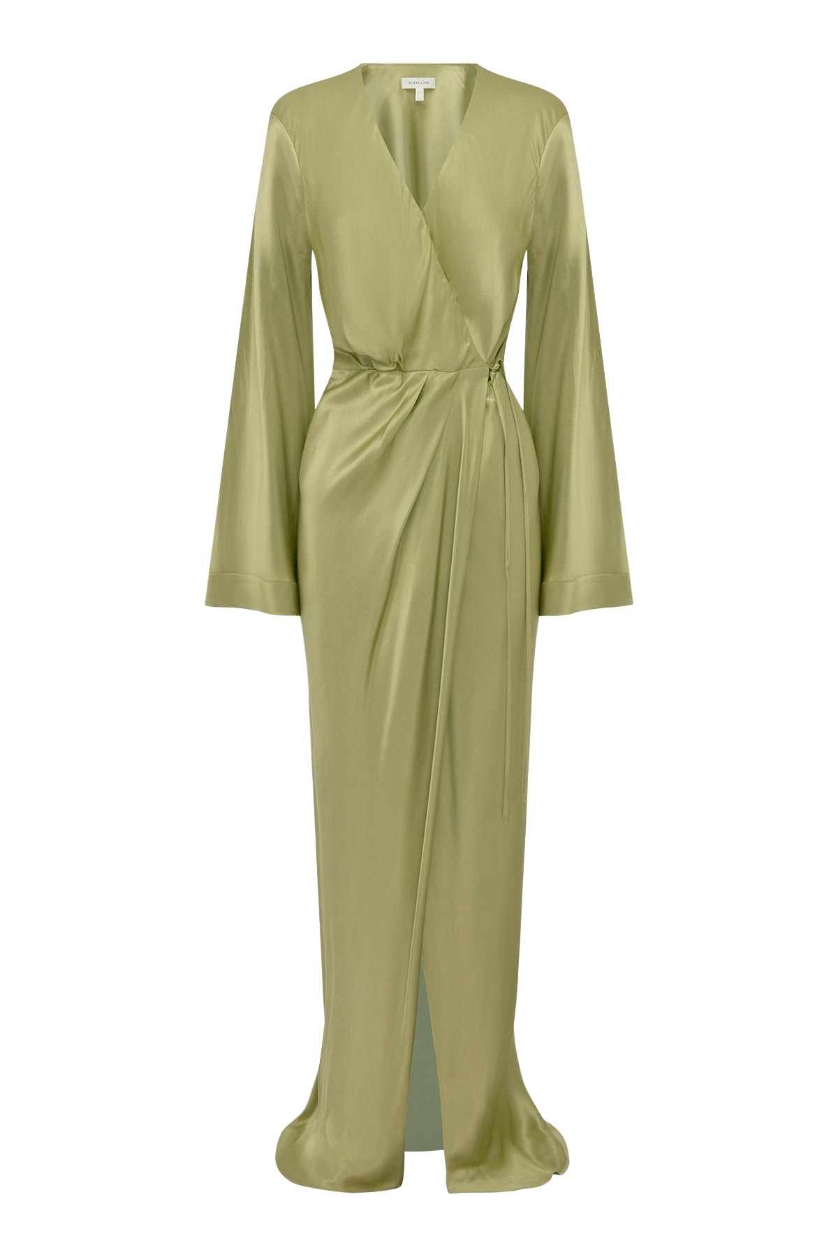 Shona Joy La Lune Long Sleeve Wrap Maxi Dress - Dresses - Australian Luxury Eventwear at Luxury Shoes 