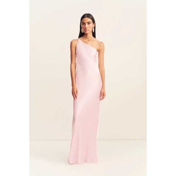 Shona Joy La Lune One Shoulder Cowl Back Maxi Dress, view 2
