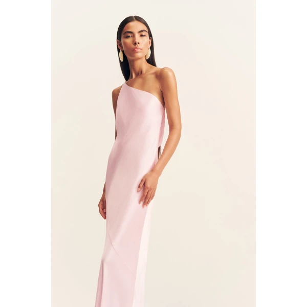 Shona Joy La Lune One Shoulder Cowl Back Maxi Dress, view 3