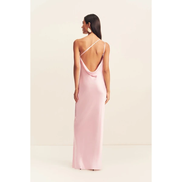 Shona Joy La Lune One Shoulder Cowl Back Maxi Dress, view 6