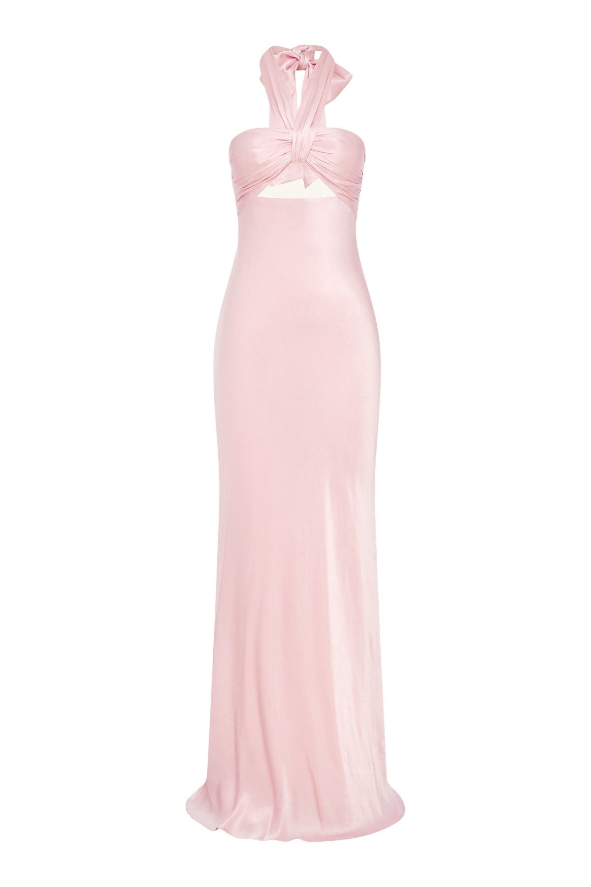 Shona Joy La Lune Ruched Halter Maxi Dress - Dresses - Australian Luxury Eventwear at Luxury Shoes 