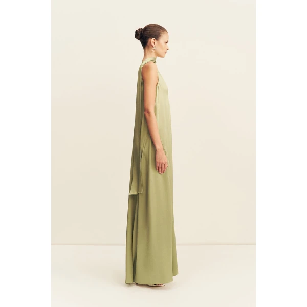 Shona Joy La Lune Scarf Panelled Maxi Dress, view 6