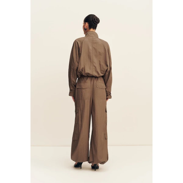 Shona Joy Malika Nylon Parachute Drawstring Pant, view 6