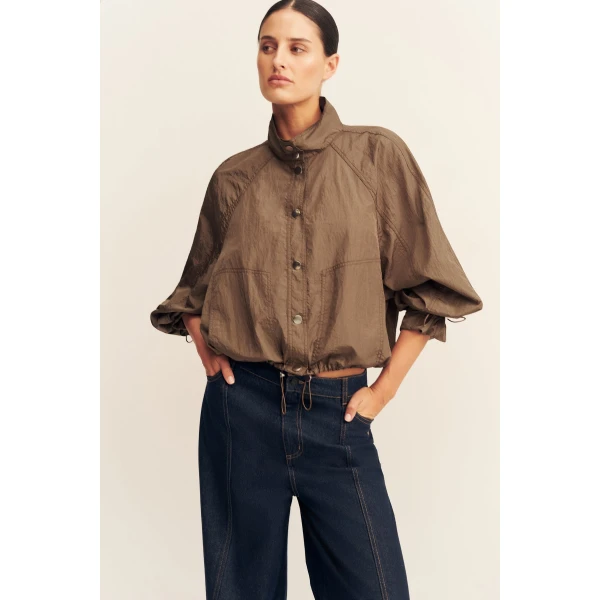 Shona Joy Malika Nylon Parachute Jacket, view 4