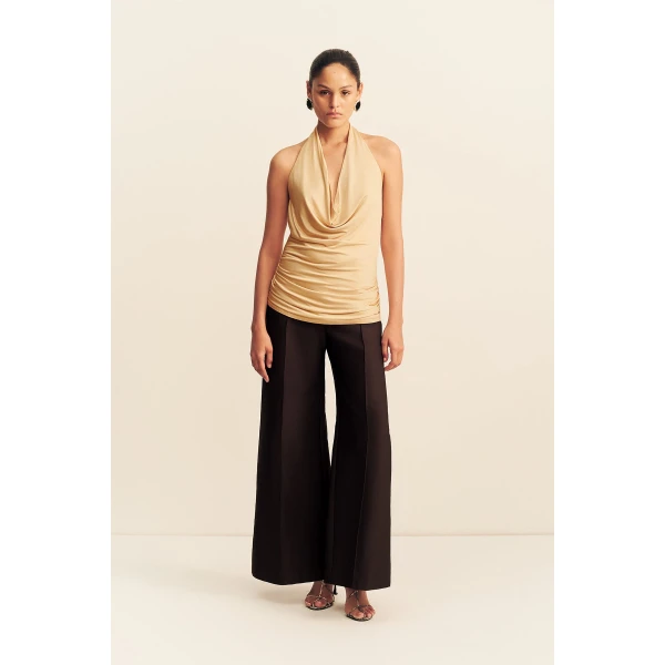 Shona Joy Miro Slink Jersey Cowl Top, view 2
