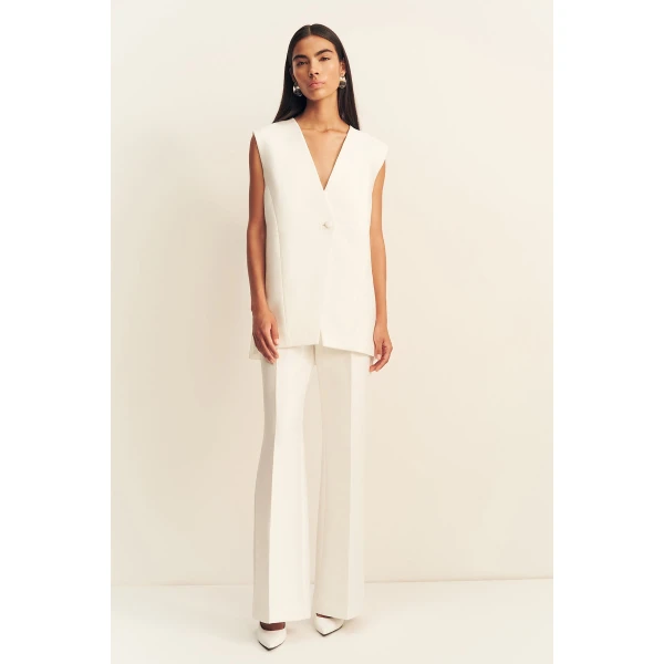 Shona Joy Otis Sleeveless Blazer, view 3