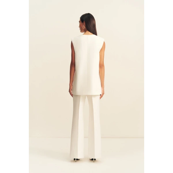 Shona Joy Otis Sleeveless Blazer, view 6