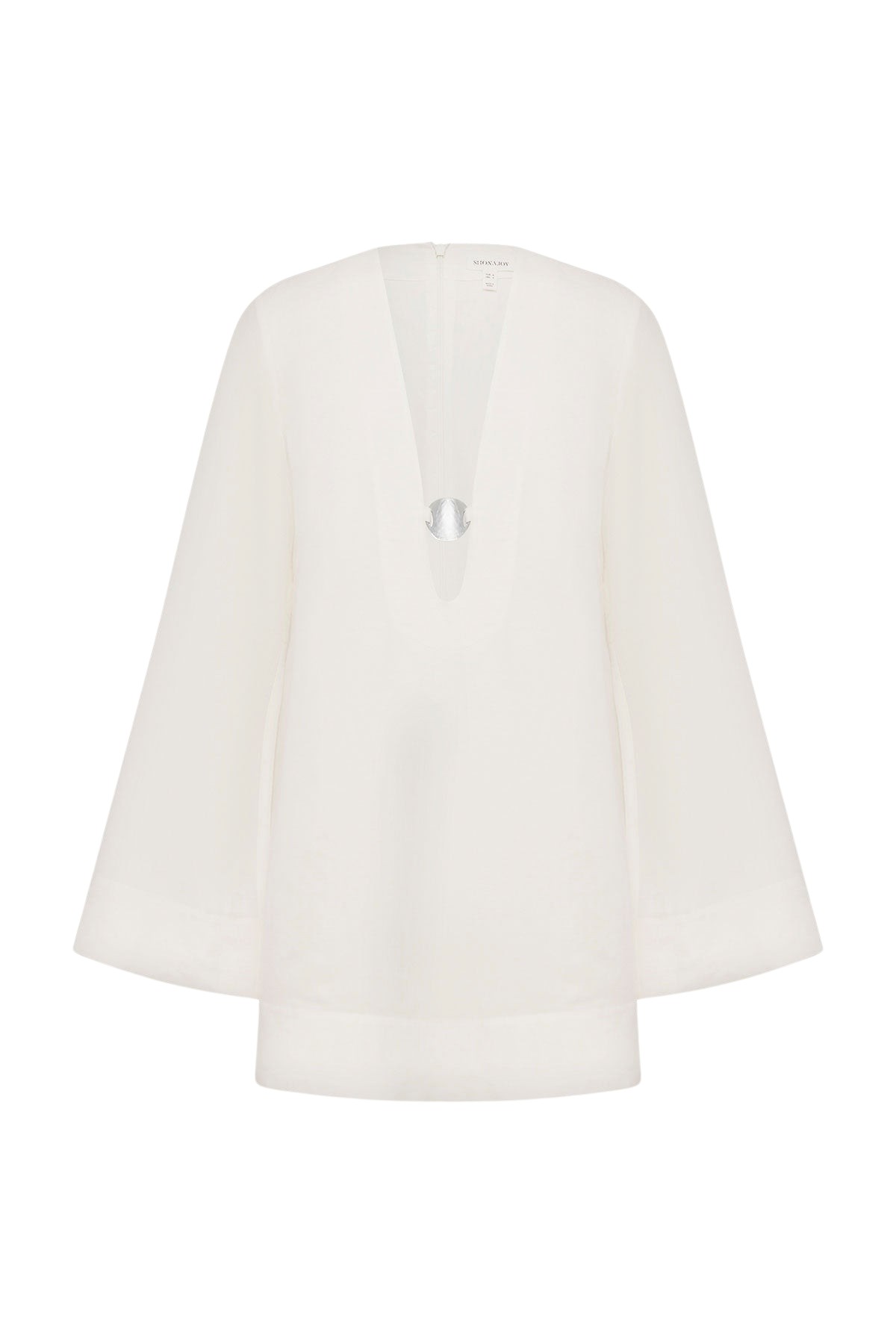 Shona Joy Paloma Plunged Long Sleeve Mini Dress - Dresses - Australian Luxury Eventwear at Luxury Shoes 