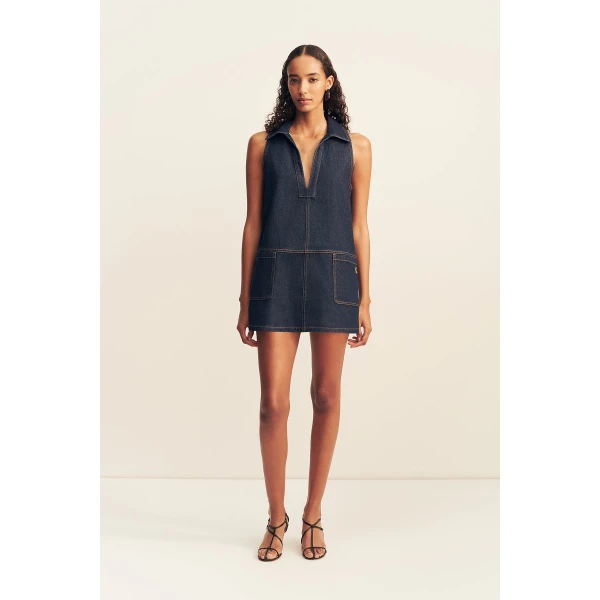 Shona Joy Rita Collared Shift Mini Dress, view 2