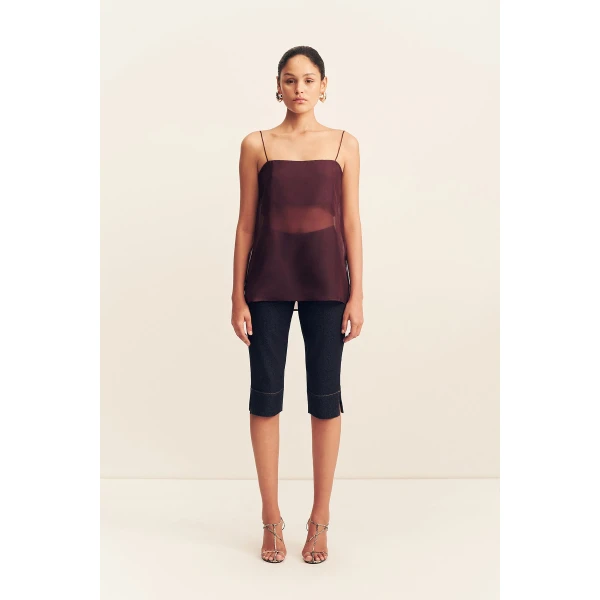 Shona Joy Rue Stretch Capri Jean, view 2