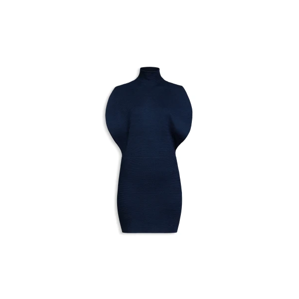 Alaïa Silk Knit Cinched Dress - ALAÏA Dresses - Laser Cut Luxury - Shop at Luxury Shoes 