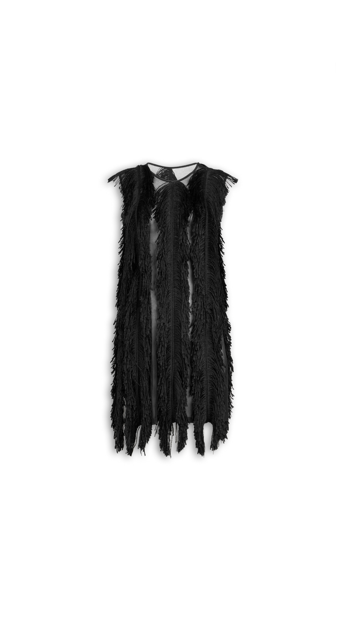 Alaïa Silk Knit Fringed Dress - ALAÏA Dresses - Laser Cut Luxury - Shop at Luxury Shoes Alaïa Silk Knit Fringed Dress - ALAÏA Dresses - Laser Cut Luxury - Shop at Luxury Shoes