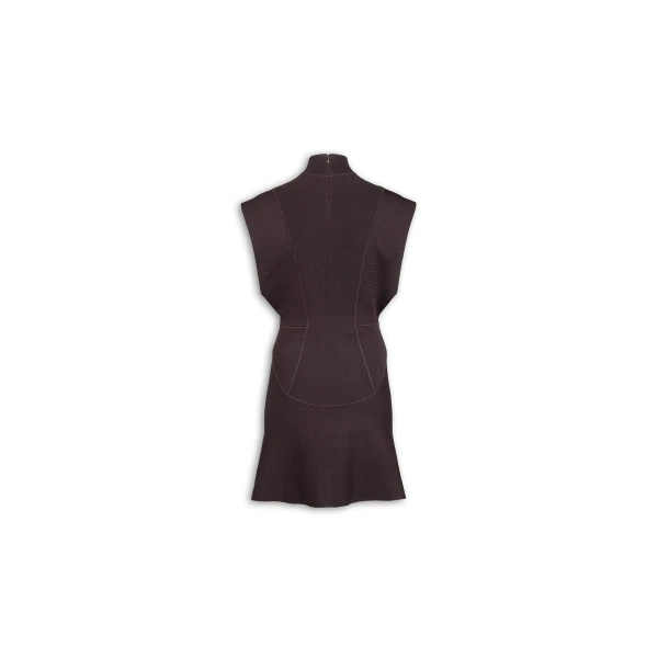 Alaïa Silk Knit Short Dress - ALAÏA Dresses - Laser Cut Luxury - Shop at Luxury Shoes 