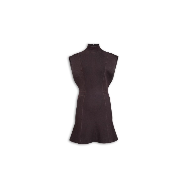 Alaïa Silk Knit Short Dress - ALAÏA Dresses - Laser Cut Luxury - Shop at Luxury Shoes 