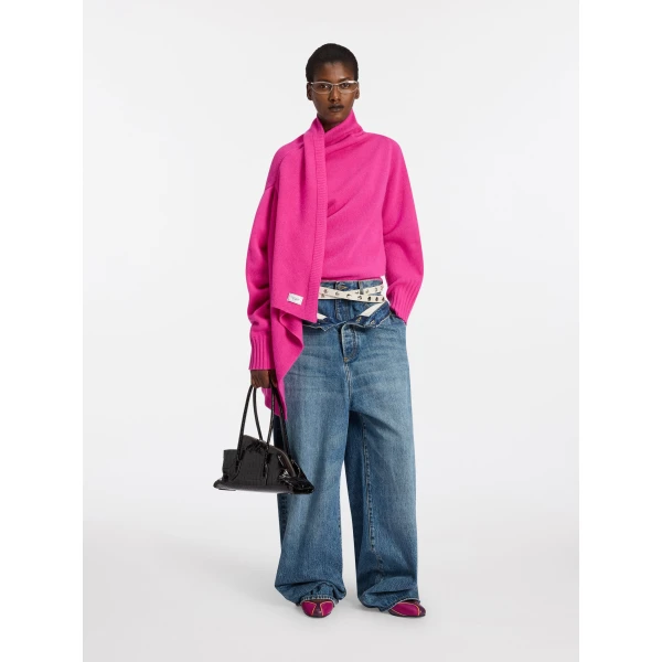 The Attico Sky blue jeans, view 2