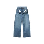 The Attico Sky blue jeans