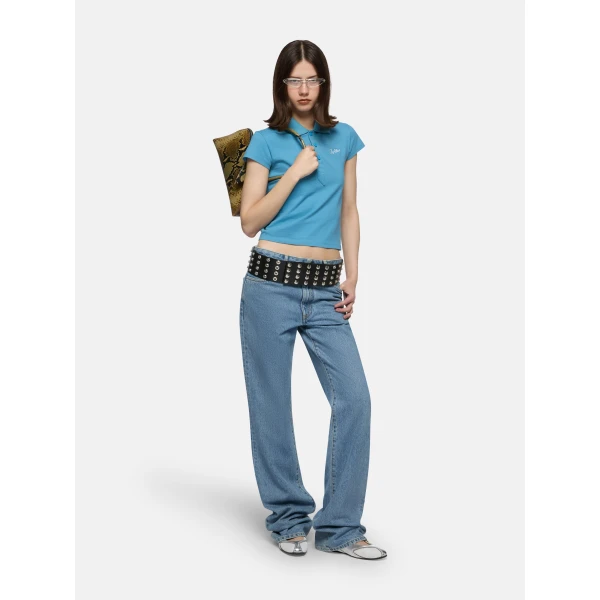 The Attico Sky blue long pant, view 2