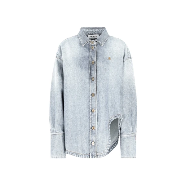 The Attico Sky blue shirt jacket