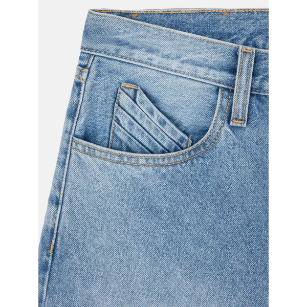 The Attico Sky blue short pants, view 4