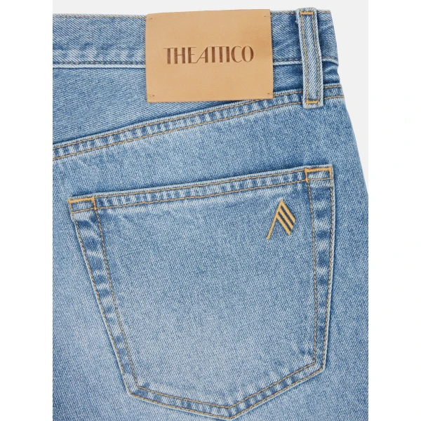 The Attico Sky blue short pants, view 5