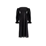 The Sleeper Atlanta Linen Dress in Black