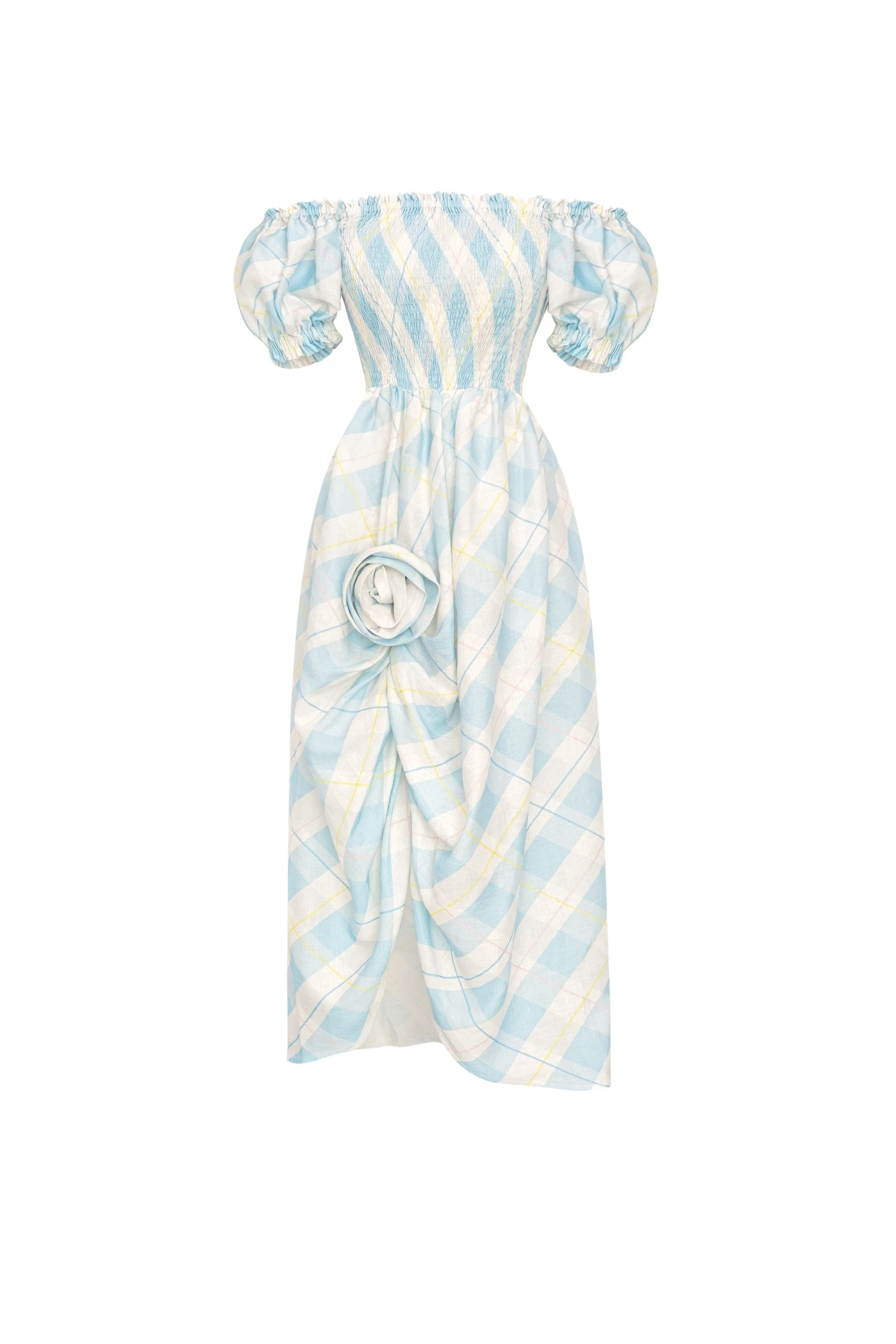 The Sleeper Belle Floral-Appliqué Midi Dress