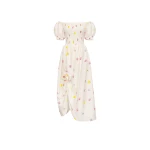 The Sleeper Belle Floral-Appliqué Midi Dress