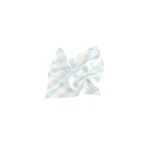 The Sleeper Cha-Cha Linen Lounge Pants with Headscarf in Blue Plaid