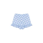 The Sleeper Cha-Cha Lounge Shorts with Headscarf in Blue Polka Dot
