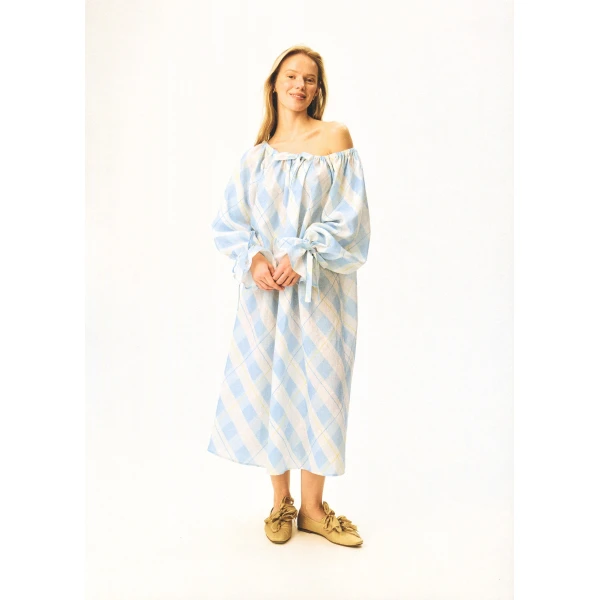 The Sleeper Cha-Cha Ruffled Resort Dress, view 6